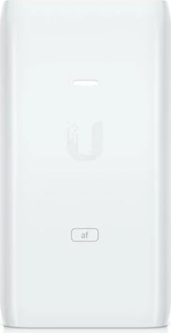 PoE Adapter Ubiquiti U-POE-AF, Gigabit Ethernet, 1000 Mbit/s, Bardhë