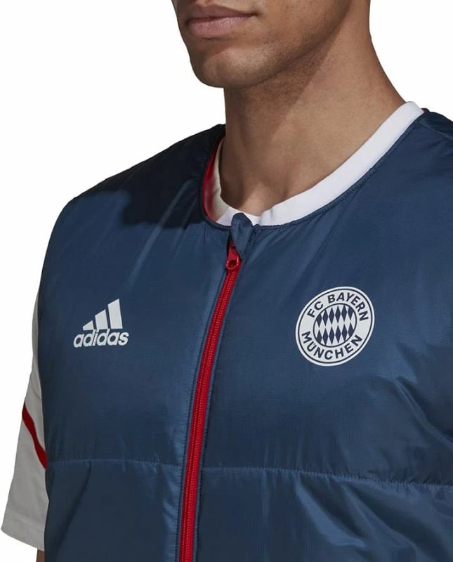 Jelek për meshkuj adidas Bayern, të kuqe dhe blu marine