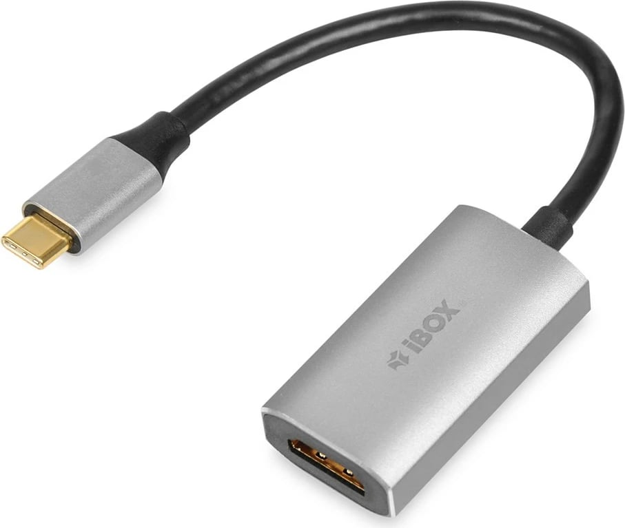 Kabllo adapter nga USB-C në HDMI, iBox IACF4K, Argjëndtë