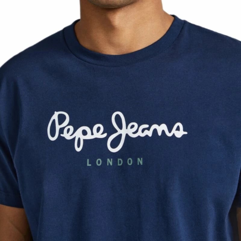 Maicë Pepe Jeans Eggo Regular për meshkuj, blu e errët