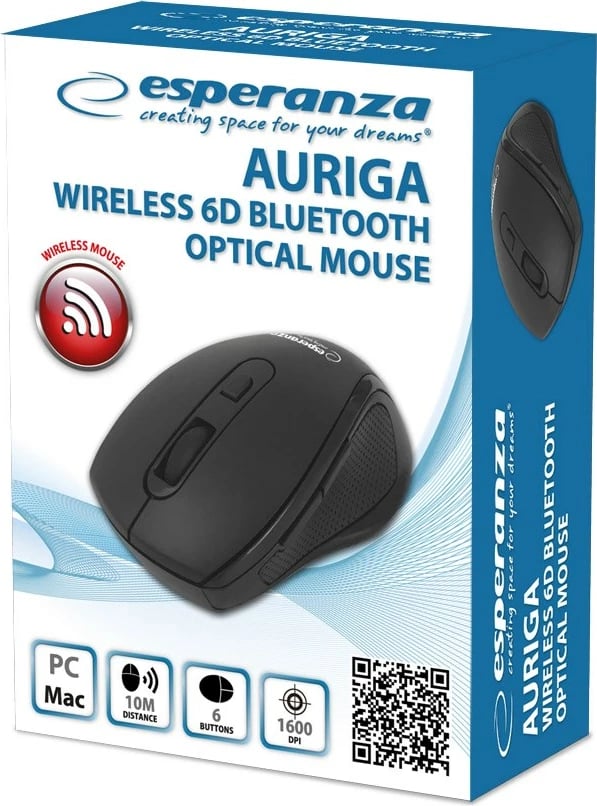 Maus Esperanza EM128K, 6D, wireless, bluetooth, i zi