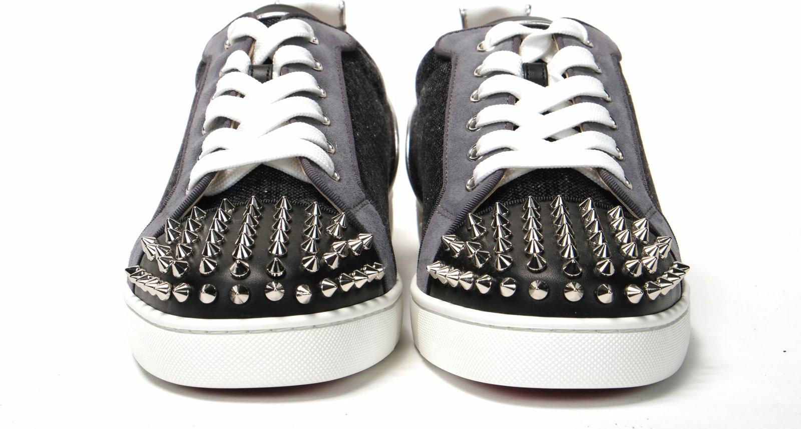 Atlete Christian Louboutin, të zeza/argjendta