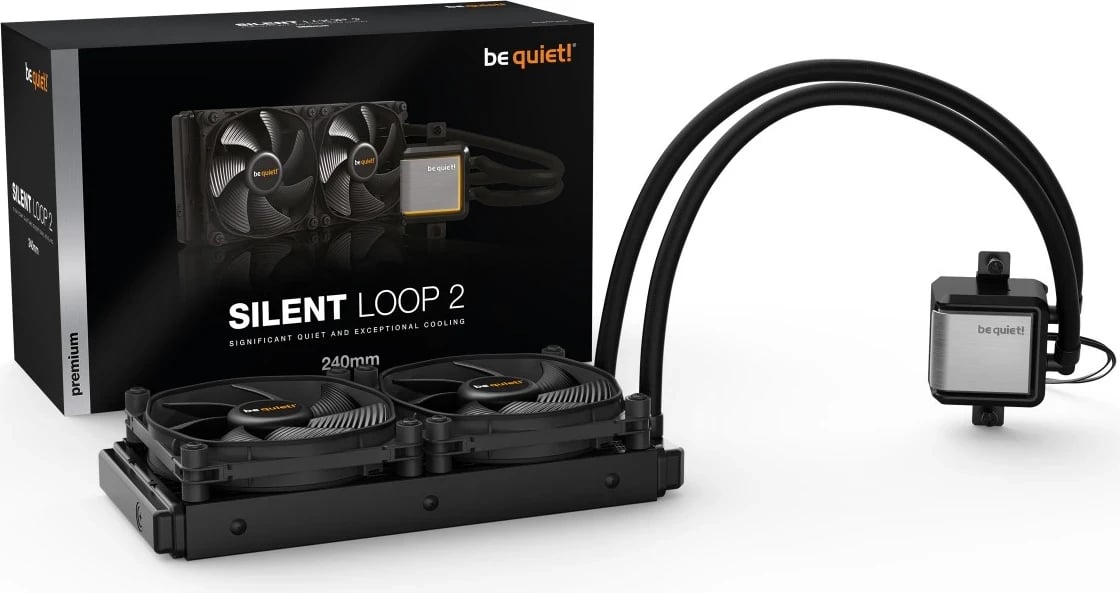 Ftohës Be Quiet! Silent Loop 2, 240mm, i zi 