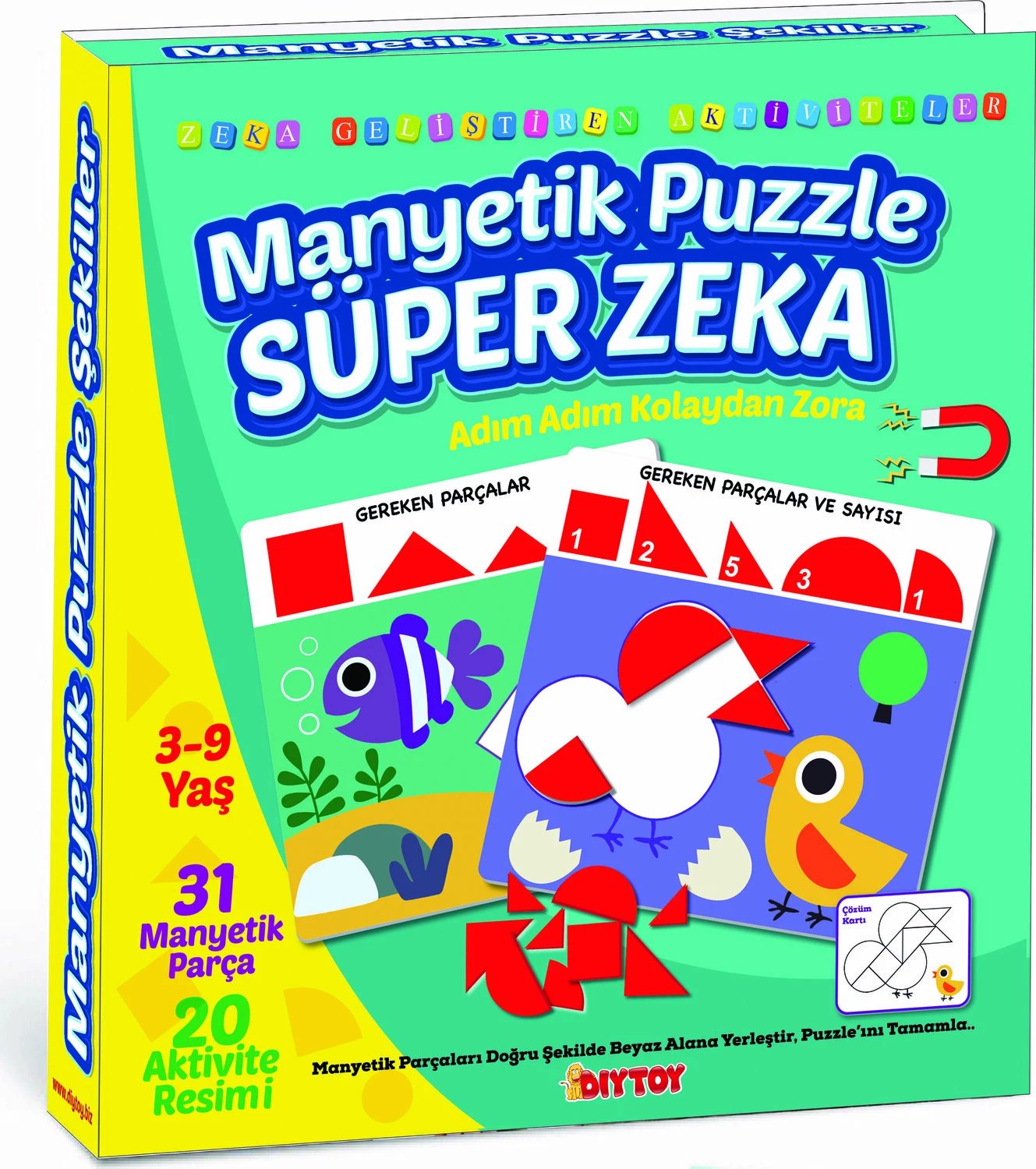 Puzzle magnetik Diytoy