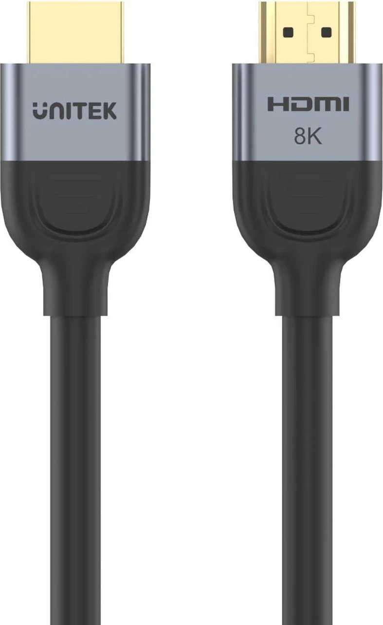 Kabëll HDMI Unitek 2.1 8K 60Hz, 1.5m, zi-argjendtë