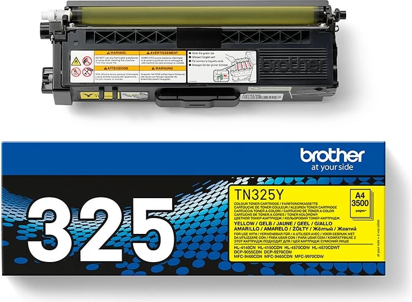 Toner Brother TN-325Y, 3500 faqe, Verdhë, 1 copë