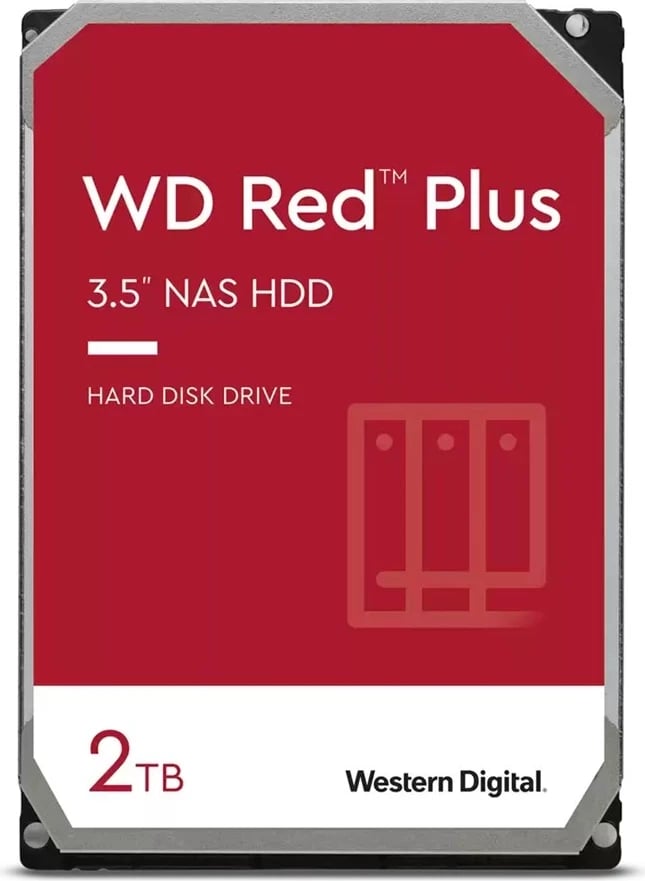 Hard disk i brendshëm WD Red Plus WD20EFPX 3.5" 2 TB Serial ATA