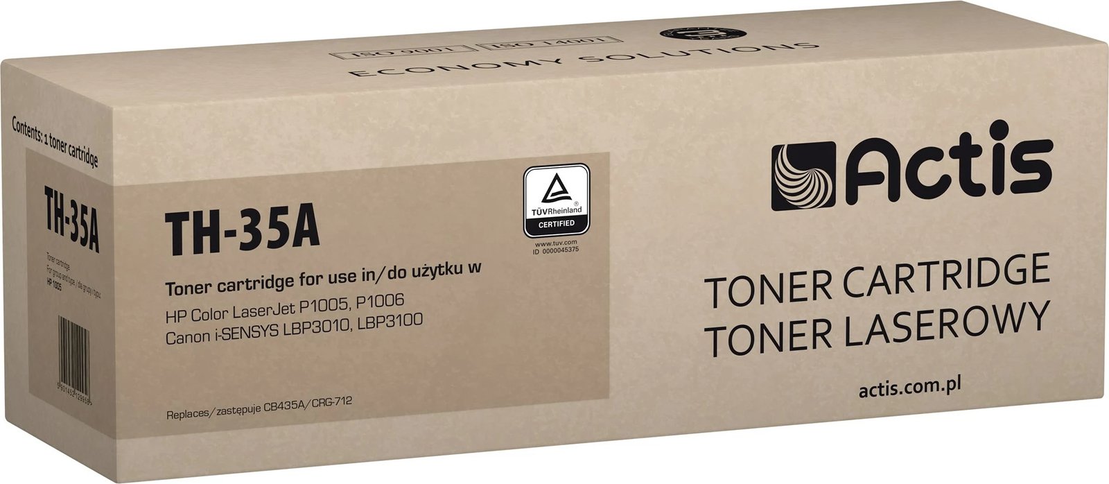 Toner zëvendësues Actis TH-35A për printerë HP 