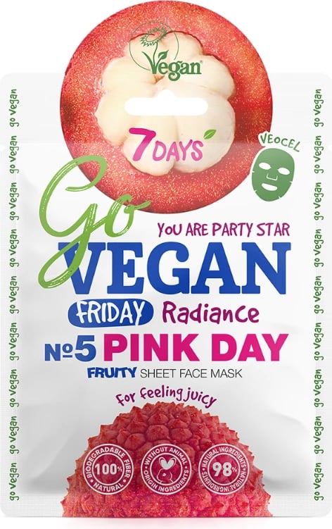 Maskë për fytyrë 7days Go Vegan Friday, 25 gr