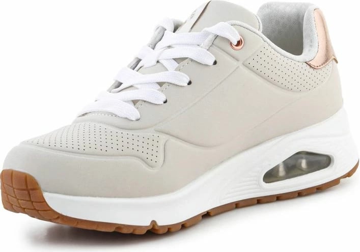 Këpucë Skechers femra, të kremta