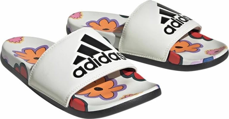 Papuqe për femra adidas Adilette Comfort W IE4971, të bardha dhe me ngjyra