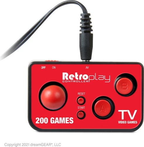 Kontroller me bazë lojërash klasike retroplay, My Arcade, 200 lojëra, e kuqe 