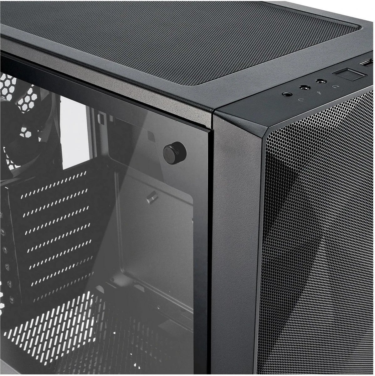 Kasë Fractal Design Meshify C, Midi Tower, e zezë