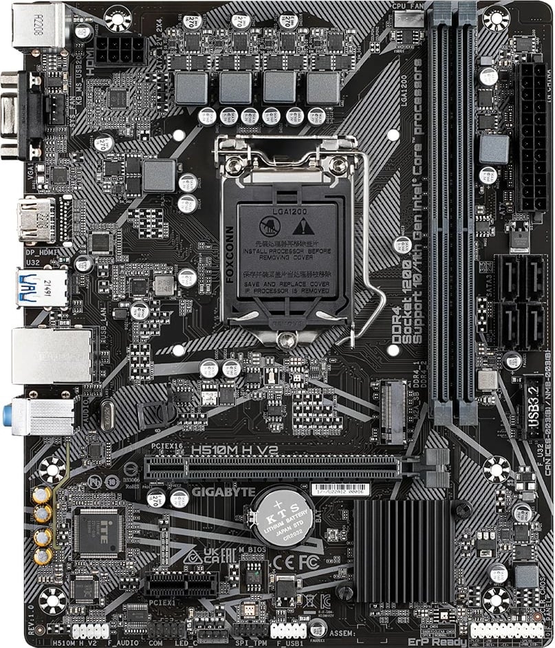 Pllakë amë Gigabyte H410M H V2 Intel H410 LGA 1200 micro ATX