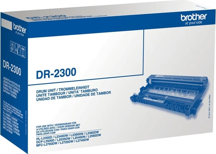 Drum Brother, Brother HL-L2300D / HL-L2340DW / HL-L2360DN / HL-L2365DW / DCP-L2500D / DCP-L2520DW / DCP-L2540DN, 12000 faqe, Printim me laser, E zezë