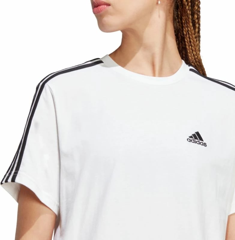 Maicë crop adidas femra, e bardhë