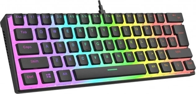 Tastierë mekanike Rampage RADIANT K11, RGB, e zezë