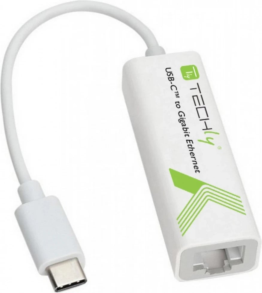 Kartë Rrjeti Gigabit Techly 020379 - Adapter nga USB-C 3.1 në RJ45