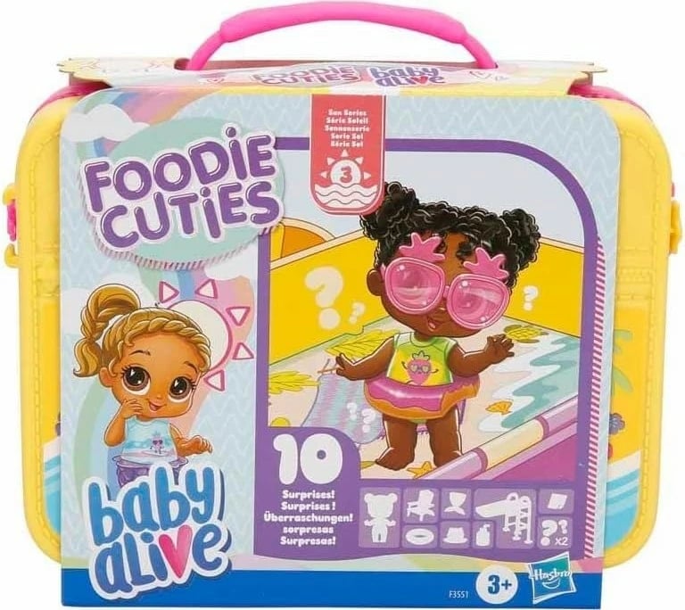 Lodër Baby Alive, Foodie Cuties Surprise Bag, e verdhë