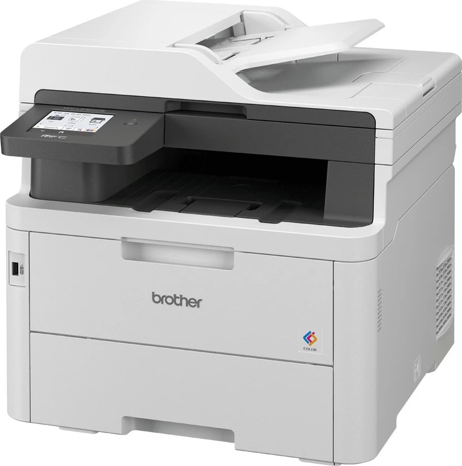 Printer Brother MFC-L3760CDW, LED, Printim me ngjyra, 600 x 2400 DPI, Kopjim me ngjyra, A4, Bardhë, Zi