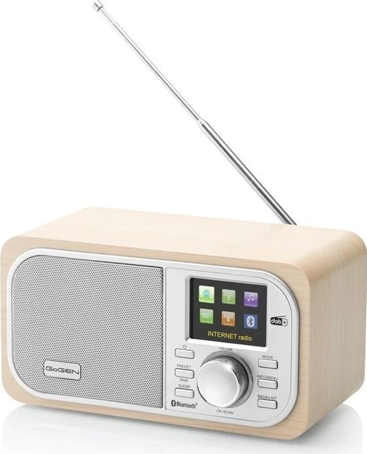 Radio GoGEN IR237BTDAB, me Bluetooth, ngjyrë kafe e lehtë