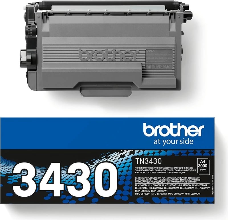 Toner Brother TN-3430, 3000 faqe, e zezë, 1 copë