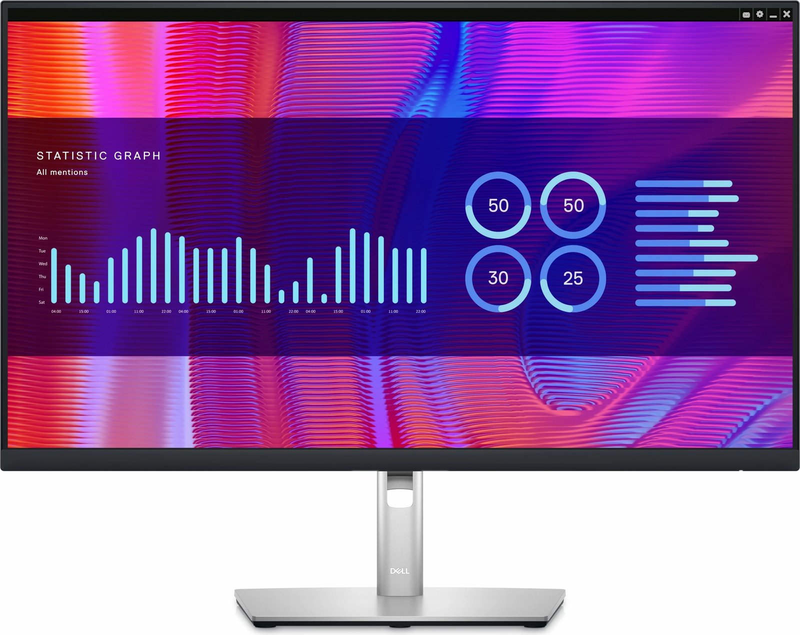 Monitor Dell P2723DE - LED, 27", QHD, i zi/ argjendtë