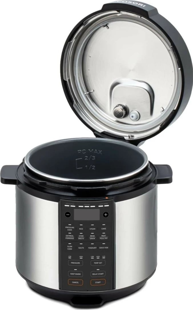 Multicooker Cosori CMC-CO601-SEU, 5.7L, 1100W, zi-e argjendtë