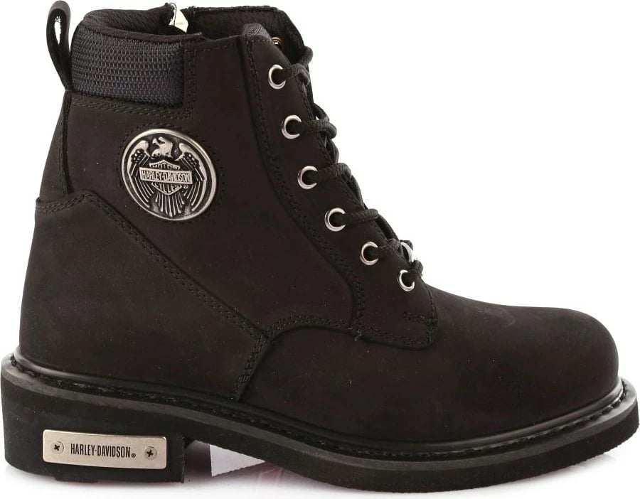 Çizme për femra Harley Davidson Jim Nubuck 025G0128-27, të zeza