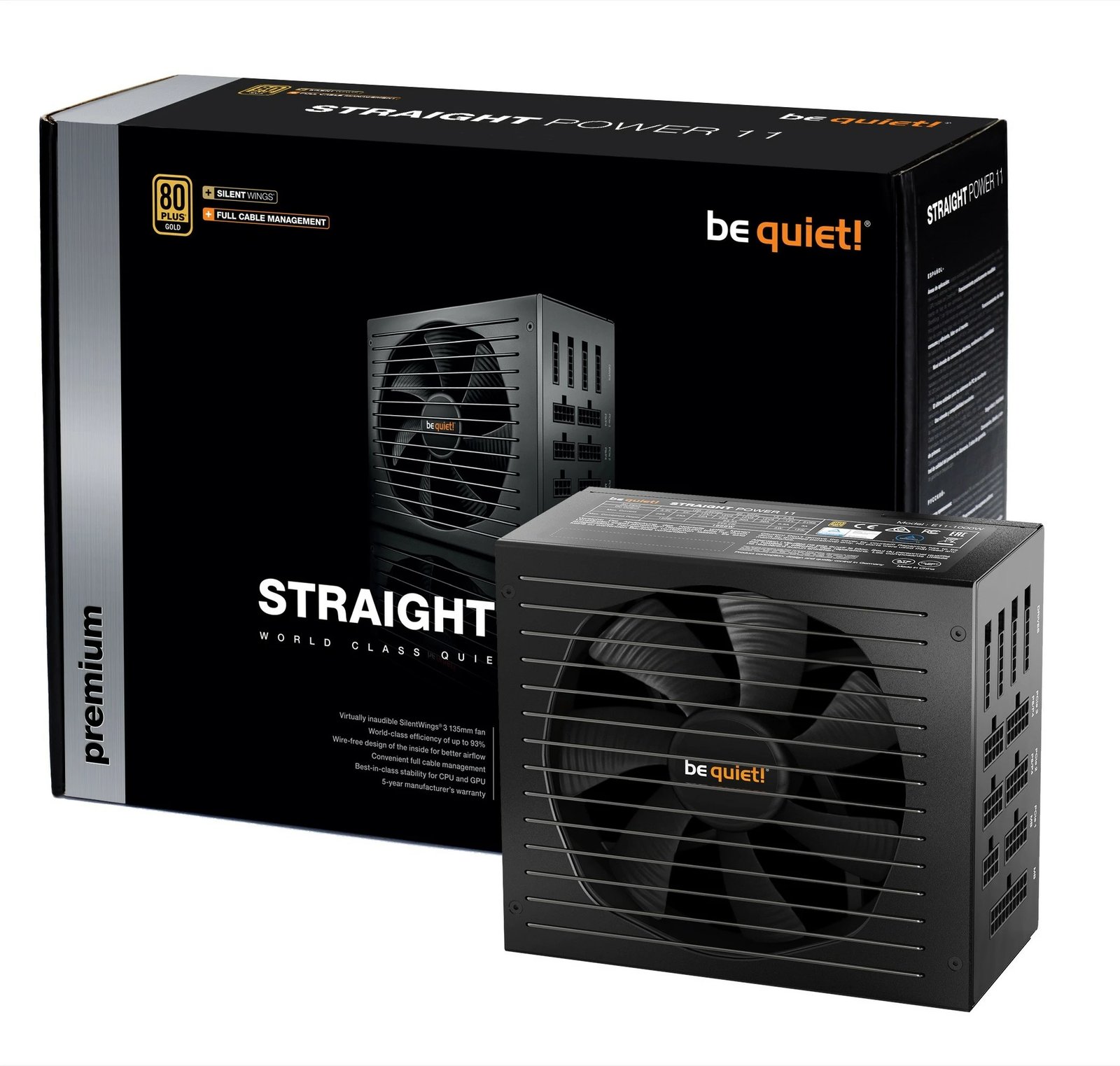 PSU be quiet! Straight Power 11, 850W, 80 PLUS Gold