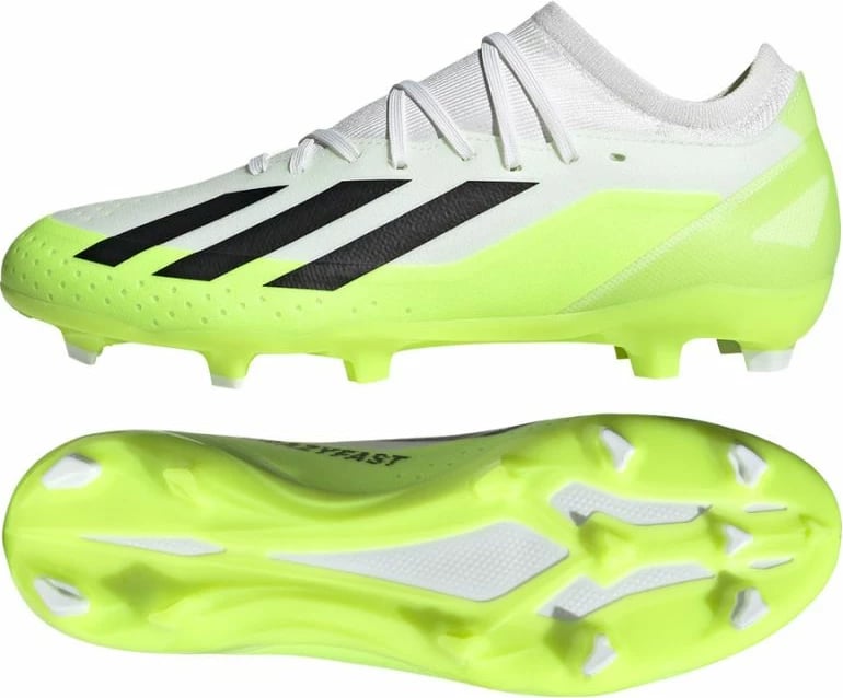 Këpucë futbolli për meshkuj Adidas X CRAZYFAST.3 FG, të bardha