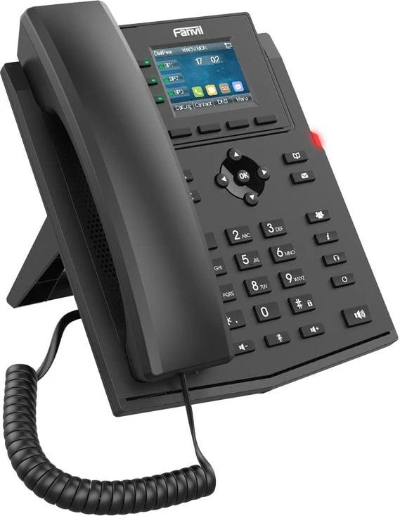 Telefon IP Fanvil X303W, ekran me ngjyra, Wi-Fi, i zi