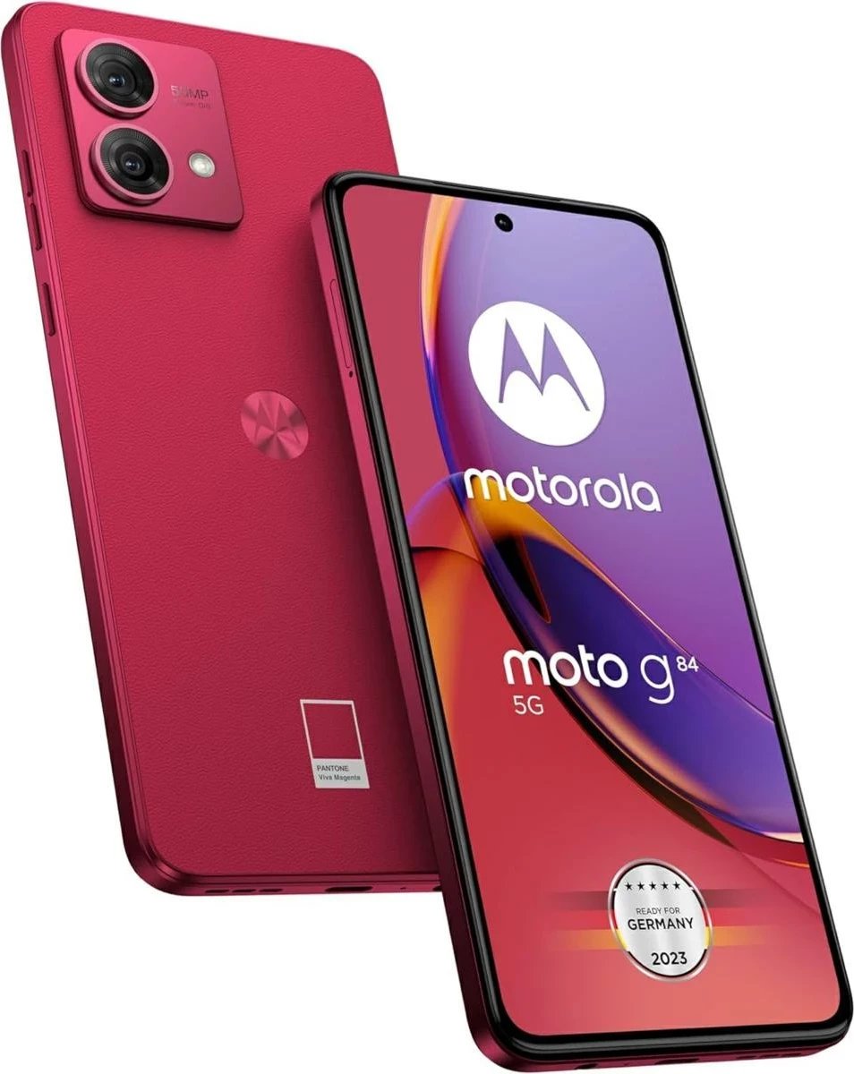 Celular Motorola Moto G84 8+256GB 6.55" 5G Viva Magenta