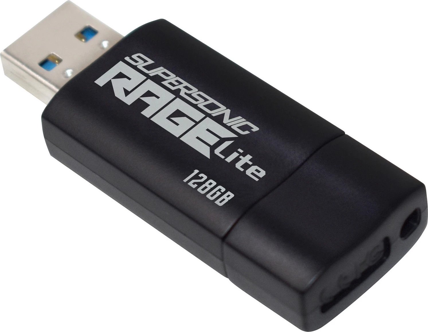 USB Flash Drive Patriot Supersonic PenDrive Rage Lite, USB 3.2, 128GB, e zezë/kaltër