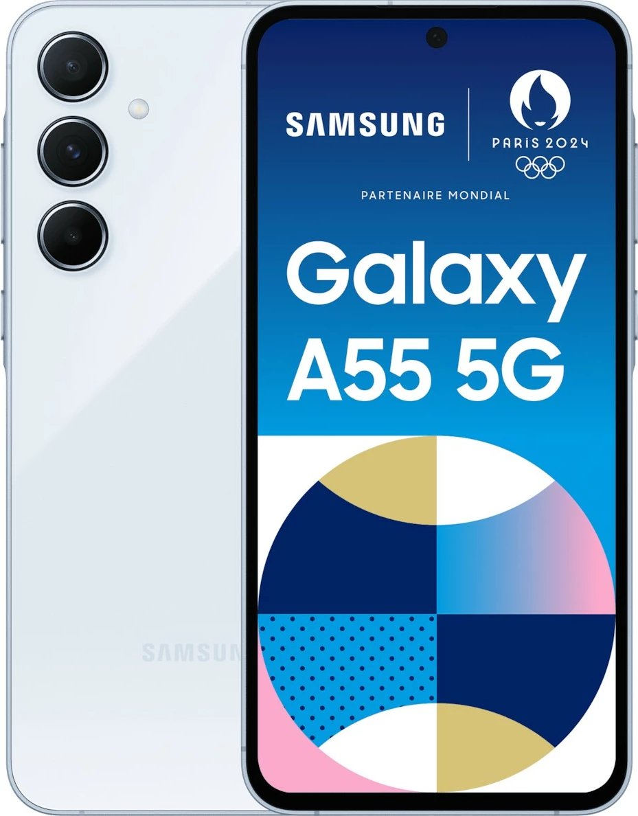 Celular Samsung Galaxy A55, 6.6",8+128GB, 5G, i kaltër