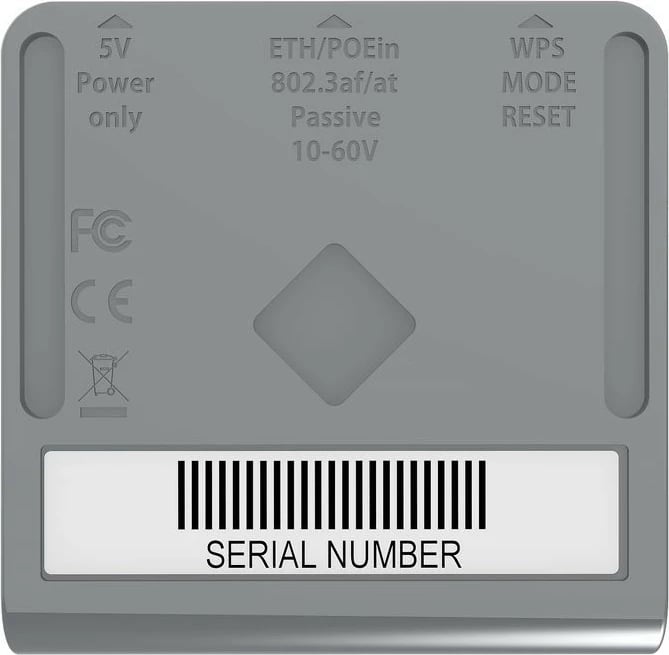 Router MikroTik mAP lite, 2.4 GHz, 10/100 Mbit/s, Bardhë