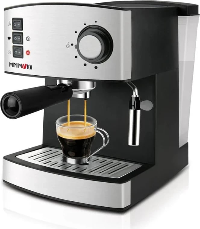 Makiato makinë Taurus CM1821 Mini-Moka, ngjyrë çeliku