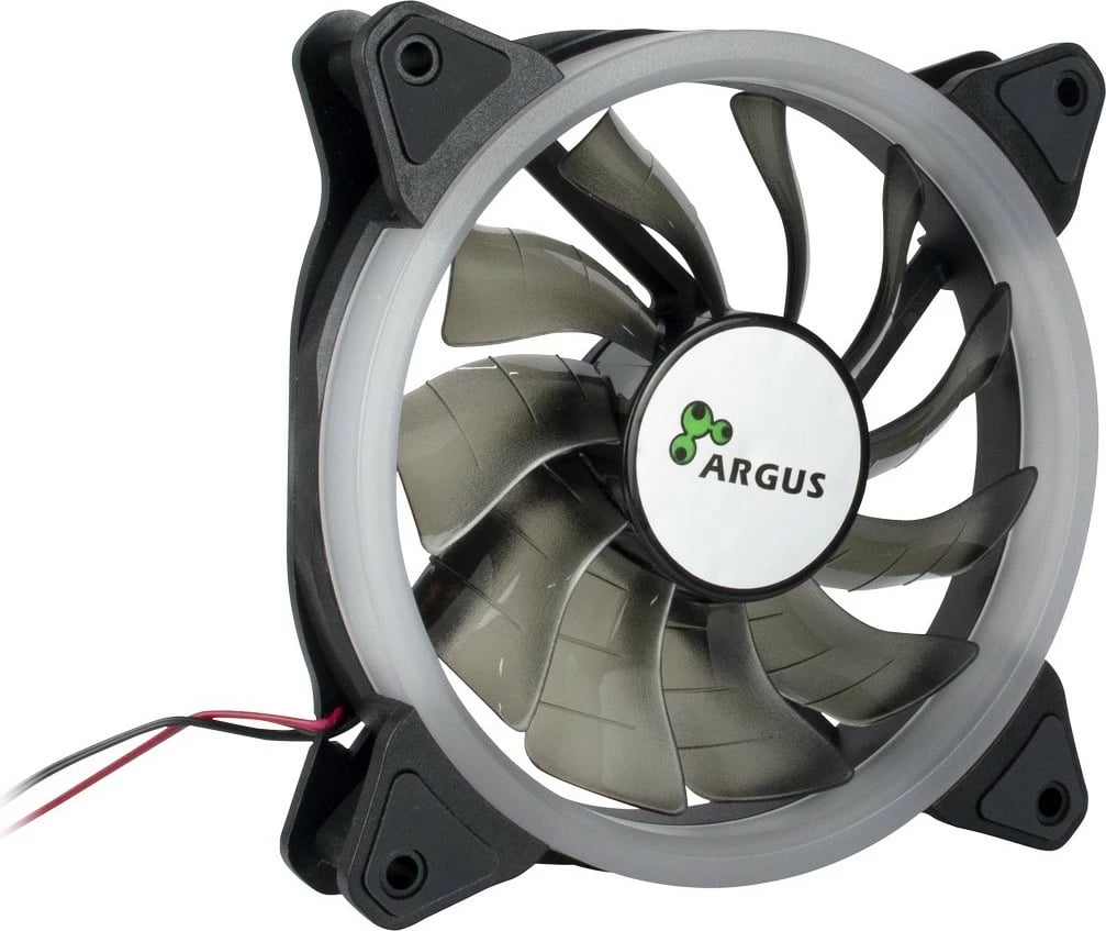 Ventilator Inter-Tech Argus RS-051 RGB, 12 cm, 900 RPM, 22 dB, 50.12 cfm, i zi