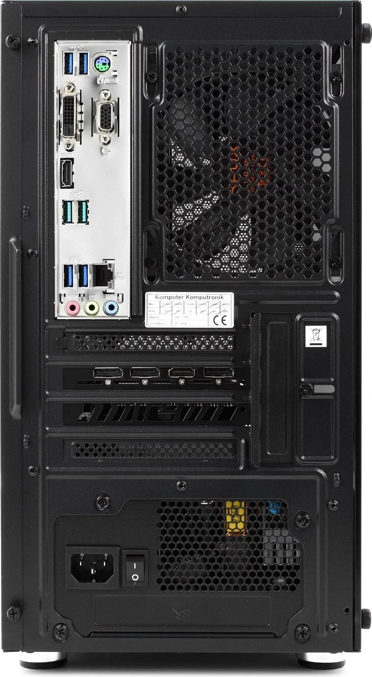 Kompjuter Komputronik Infinity R550, AMD Ryzen 5 5500, 32GB RAM, 1TB SSD, RX 6600 8GB, i zi