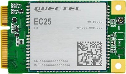 Modem rrjeti celular ALLNET EC25, PCIe Mini, LTE, GPRS, i gjelbër