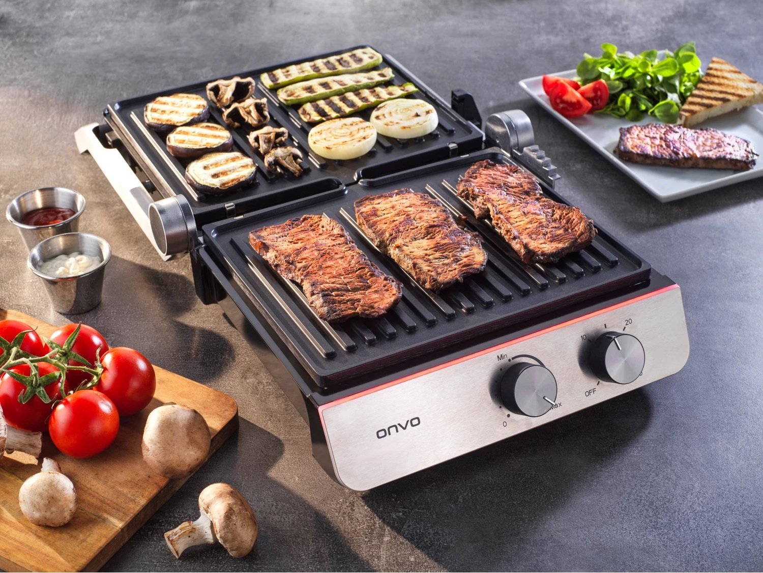 TOSTER GRILL ONVO OVTST02 2000W