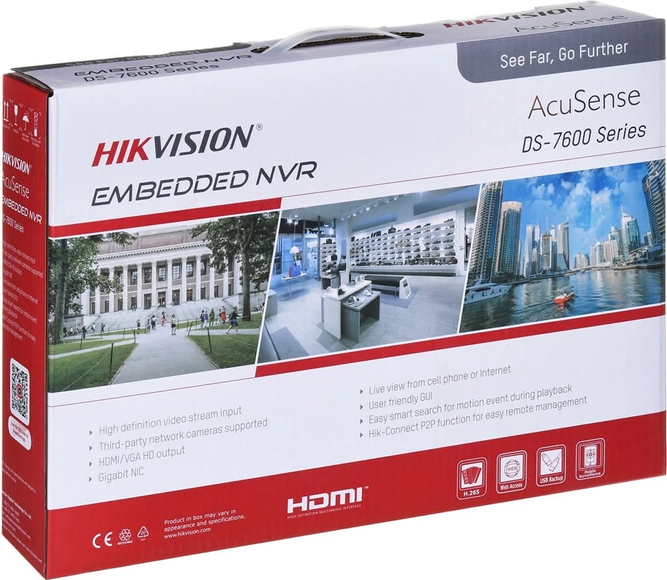 Regjistrues rrjeti Hikvision DS-7608NXI-K1(D) 1U i zi