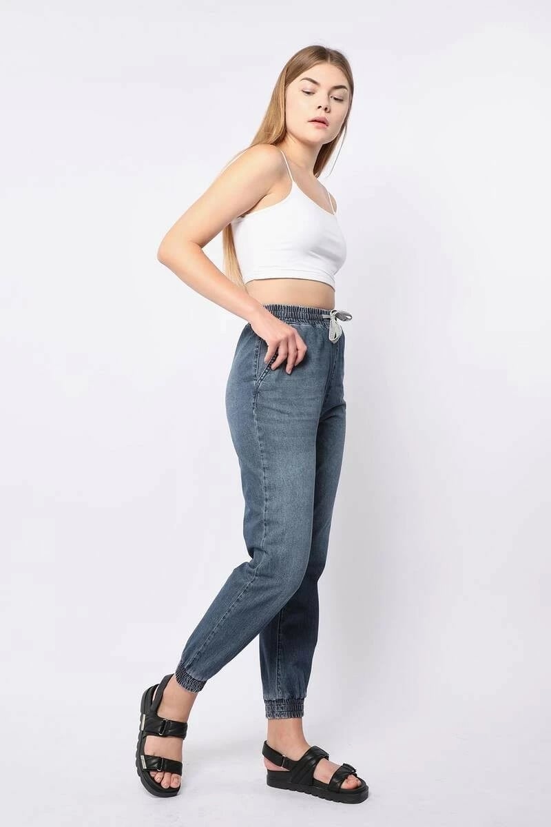 Pantallona sportive për femra Banny Jeans, blu