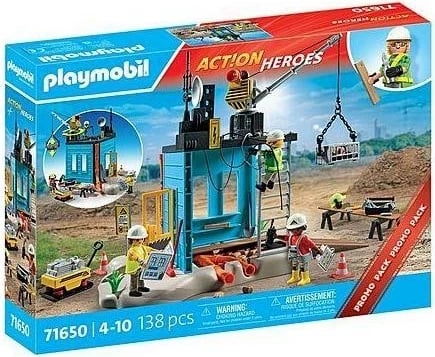 Blloqe ndërtimi Playmobil Action Heroes 71650