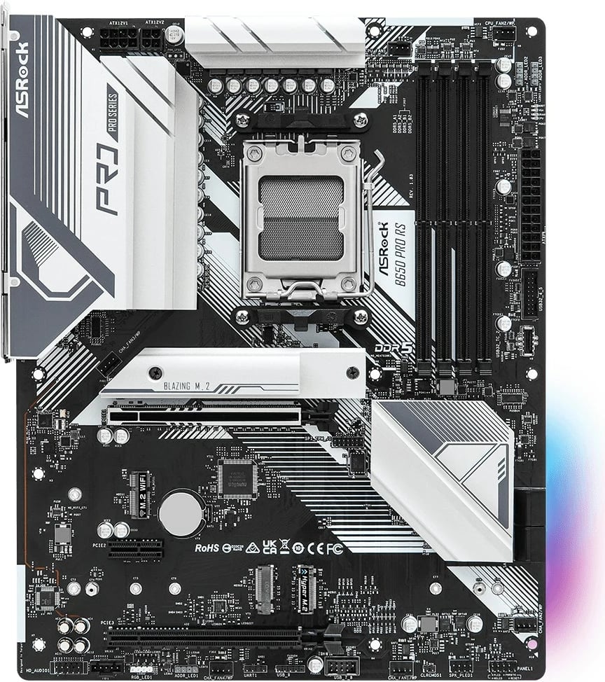 Pllakë amë Asrock B650 Pro RS AMD B650 Socket AM5 ATX, 128GB