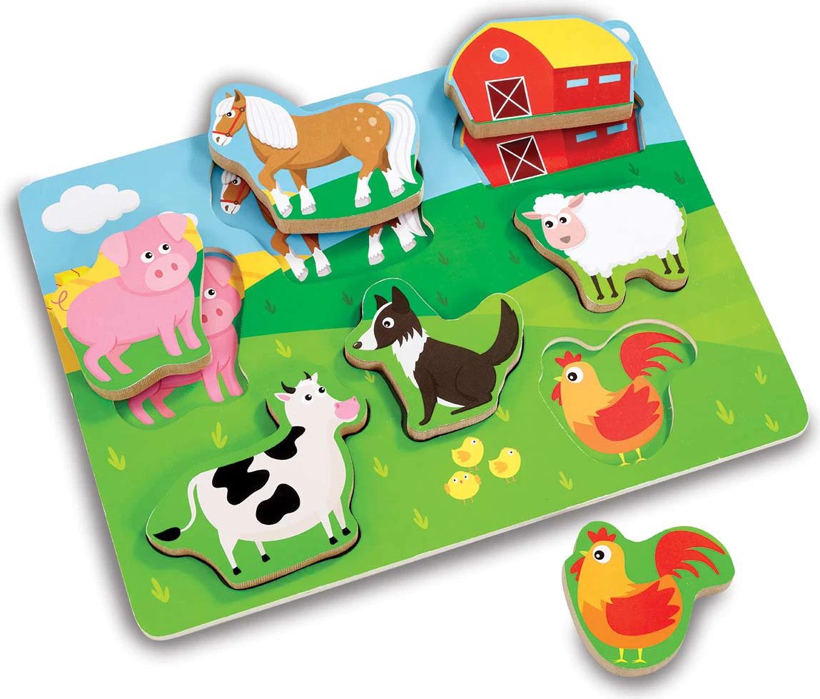 Woodlets Chunky Farm Puzzle