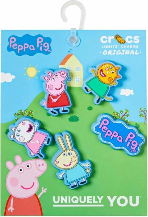 Butonat e Crocs për fëmijë me Peppa Pig