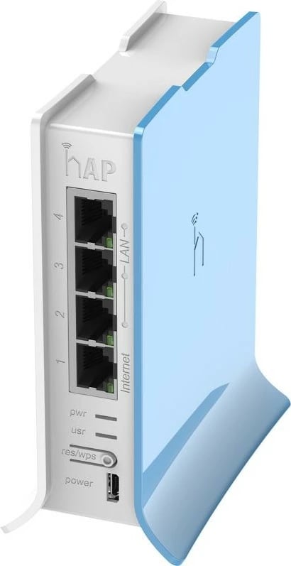 Router MikroTik RB941-2ND-TC, 300 Mbit/s, 10,100 Mbit/s, IEEE 802.11b/g/n, Blu/Bardhë