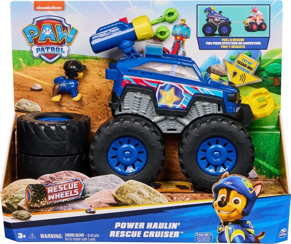 Lojë Paw Patrol Chase’s Power Haulin’ Cruiser, SPIN MASTER, Multikolor