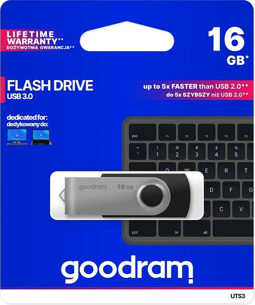 USB Goodram, UTS3, 16GB 